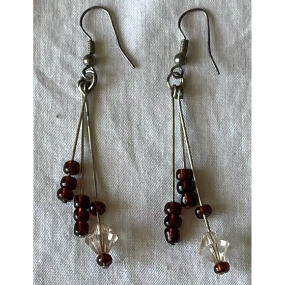 Dangle Earrings Lot 4 Chandelier Drop Artisan Vintage Festival Boho Fairy Hippie - Picture 9 of 9